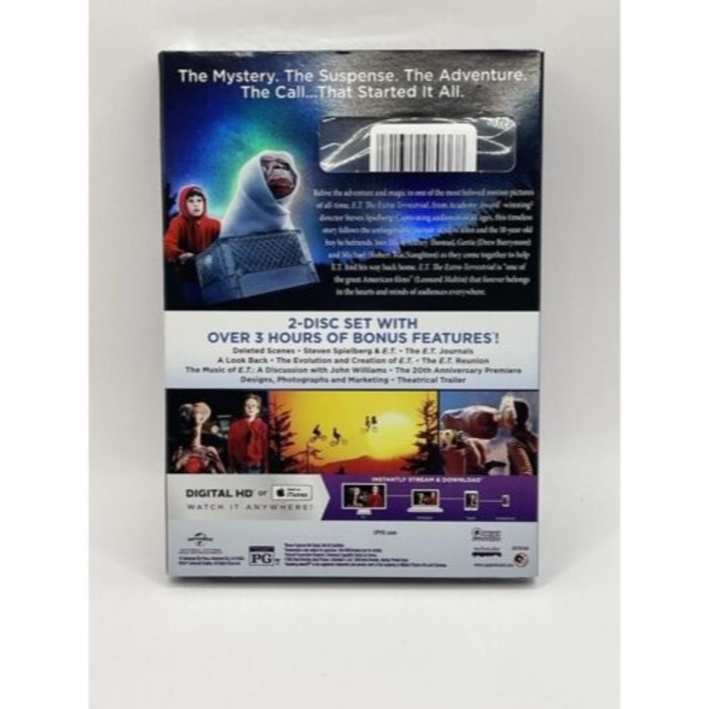 NEW E.T The Extra Terrestrial DVD MOVIE STEVEN SPIELBERG ET  Drew Barrymore - Picture 2 of 2